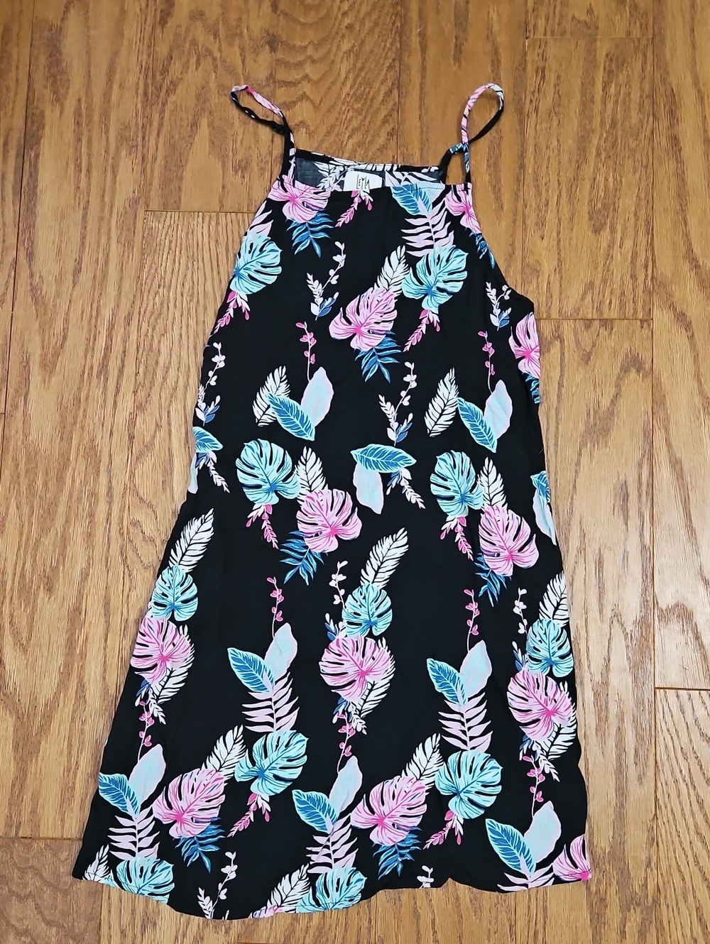 Vans X Leyla Leila Hurst Tropical Floral Slip Dress - Size Small